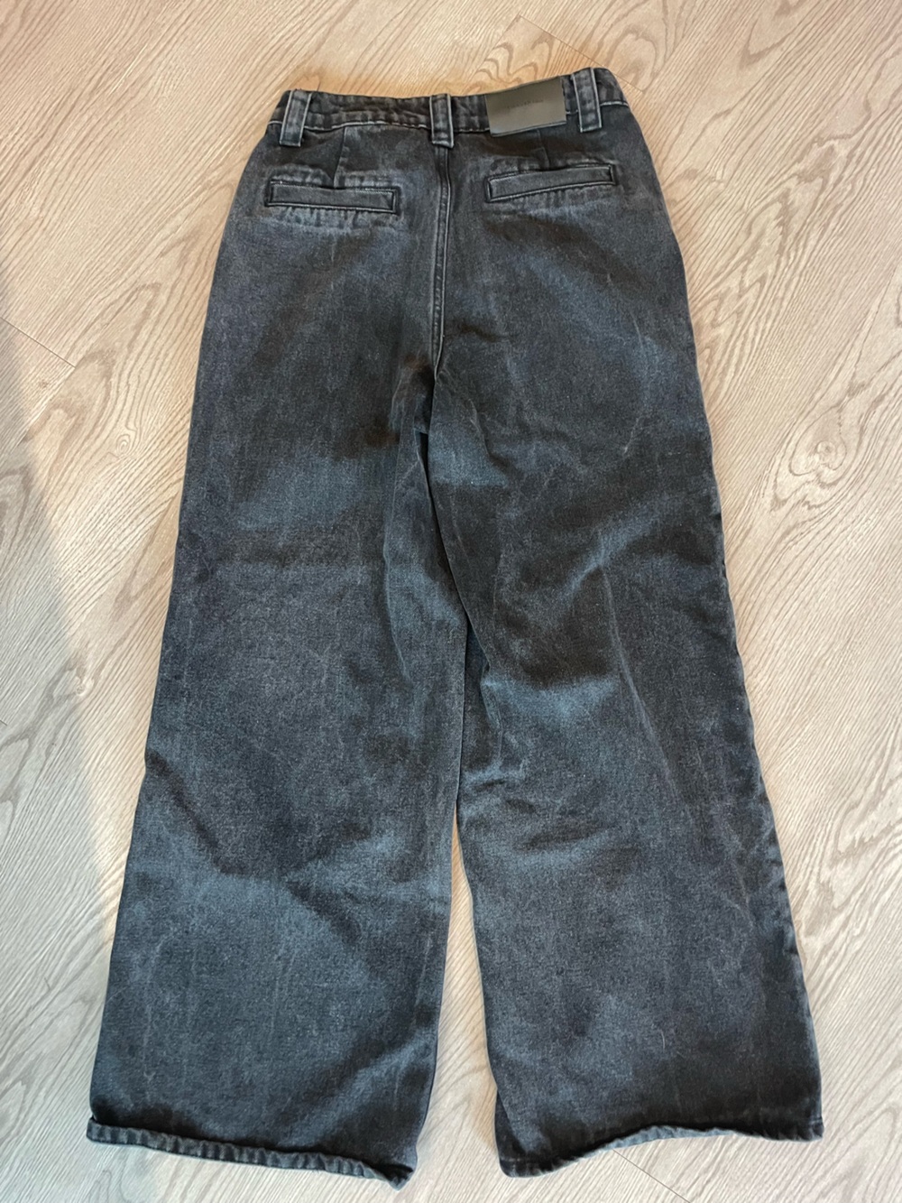 Cider Wide-Leg Black Pants
